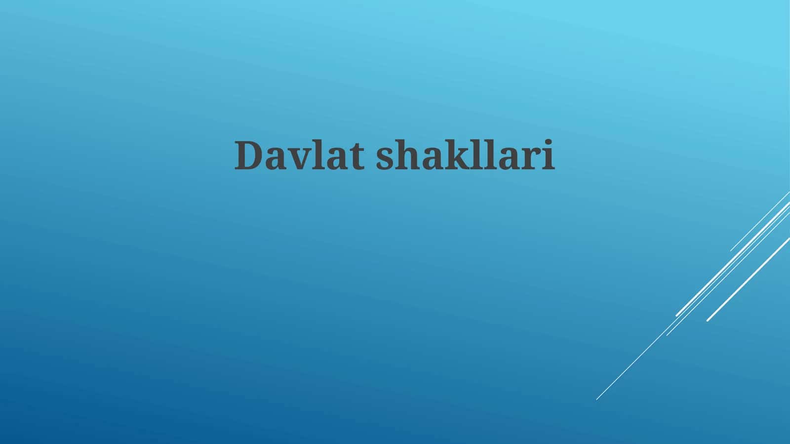 Davlatshakllari