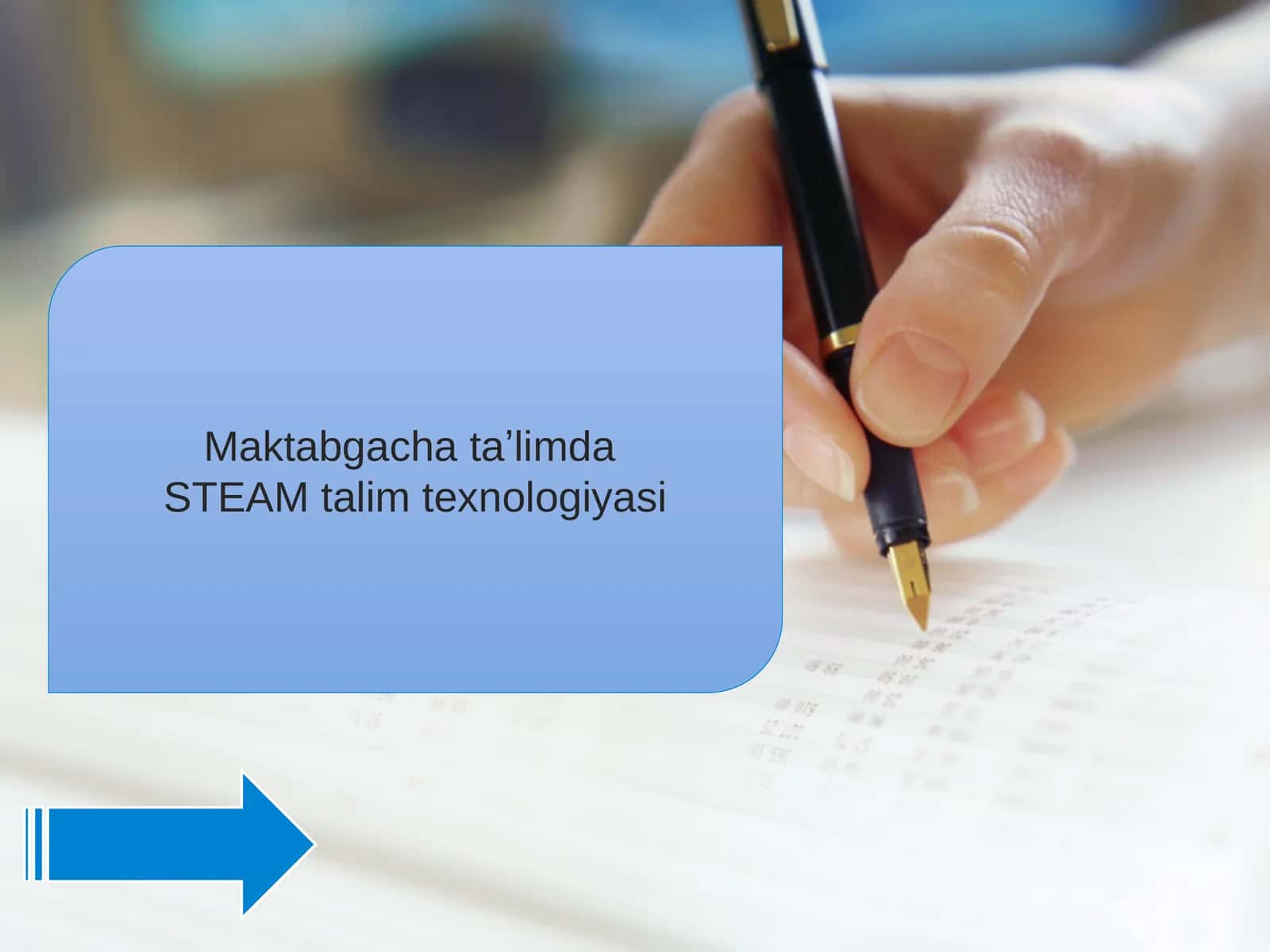 Maktabgachataʼlimda STEAM talim texnologiyasi