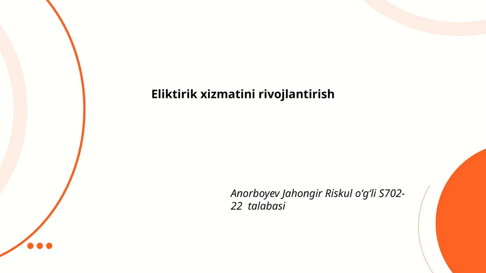 Elektrik xizmatlarini modernizatsiya qilish strategiyalari