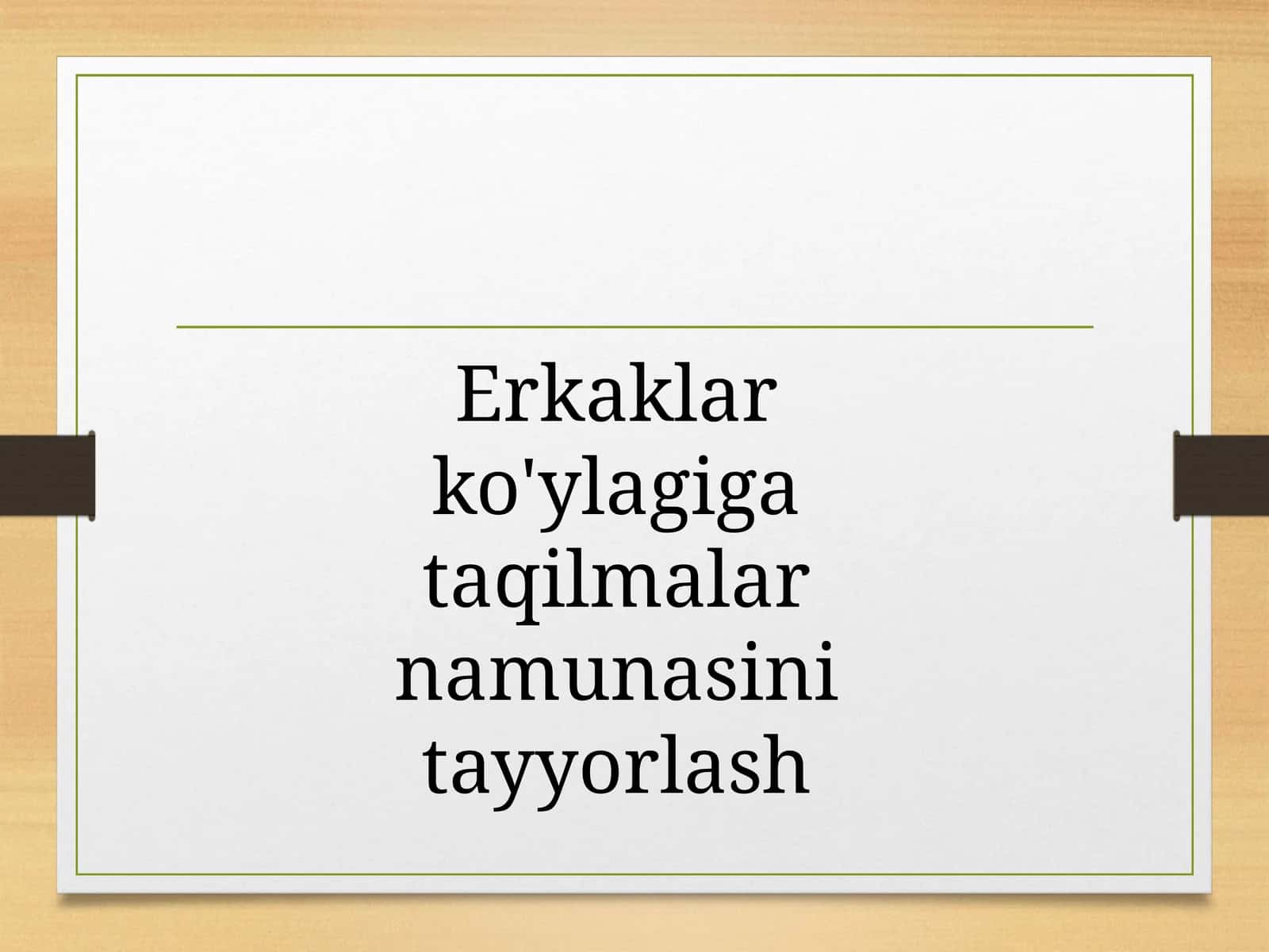 Ochiq taqilma