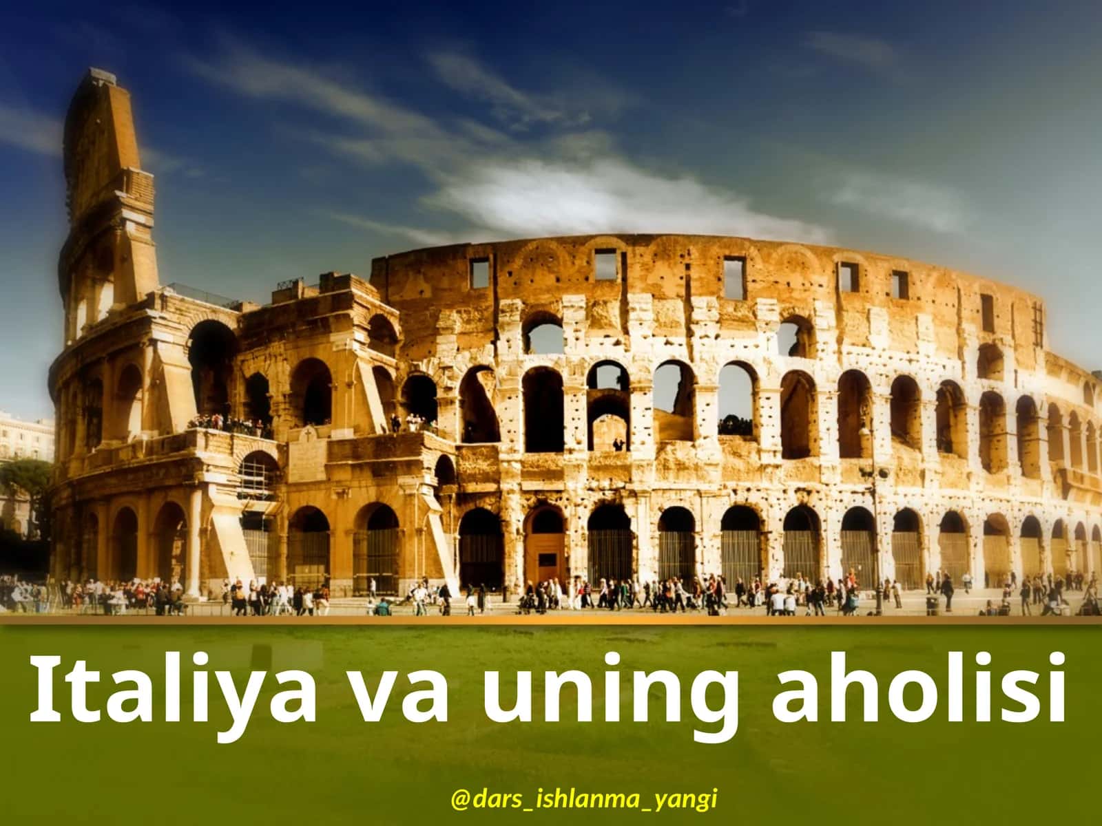 Italiya va uning aholisi