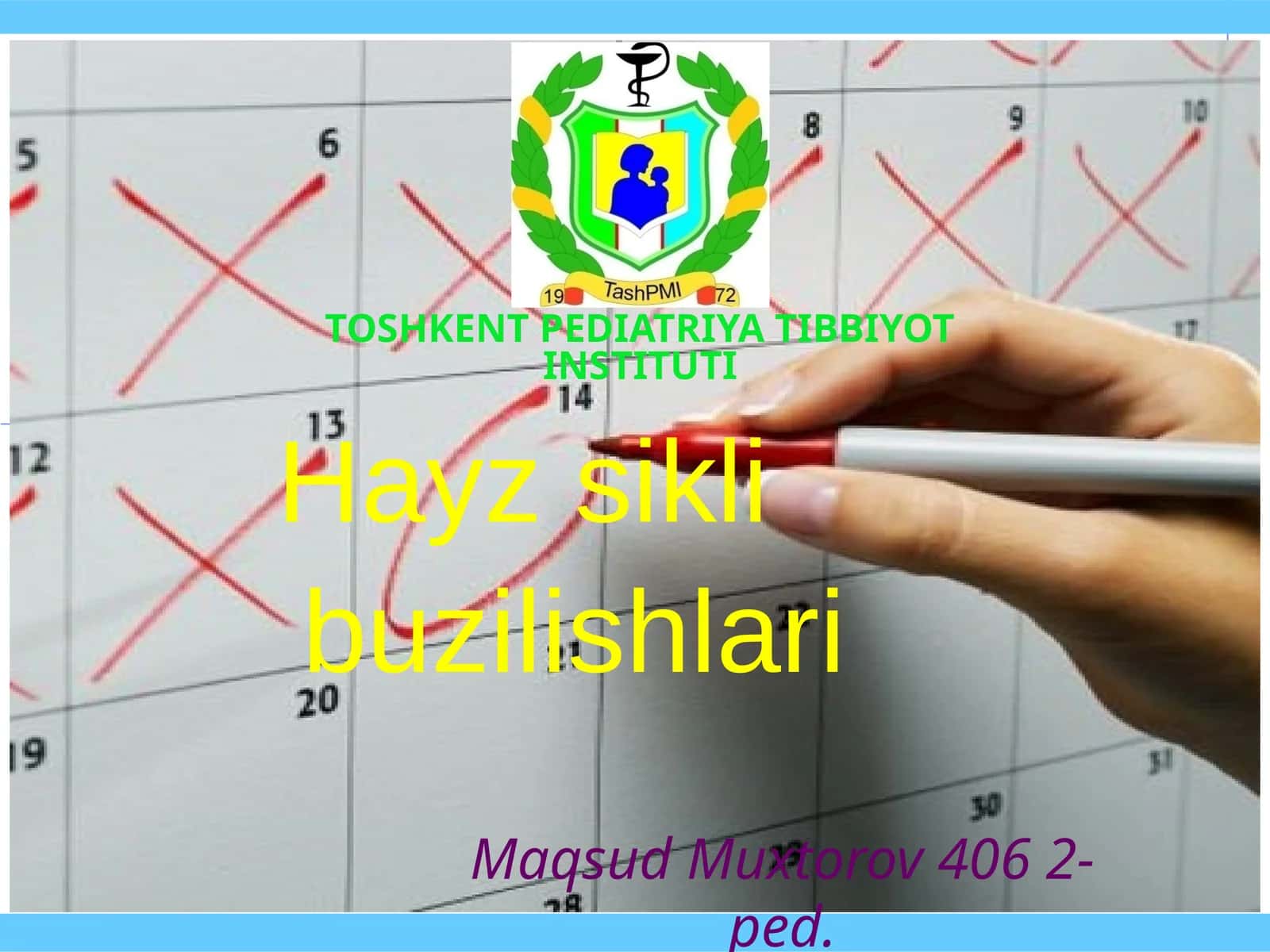 Hayz sikli buzilishlari