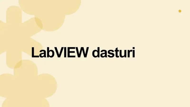 LabVIEW dasturi