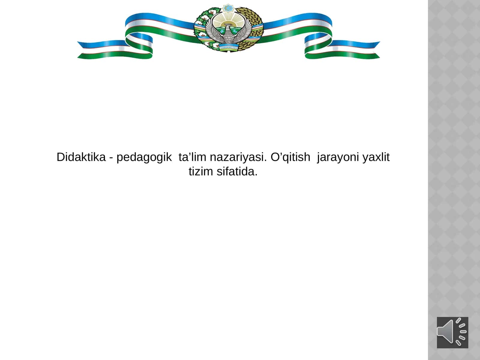 Didaktika - pedagogik ta’lim nazariyasi