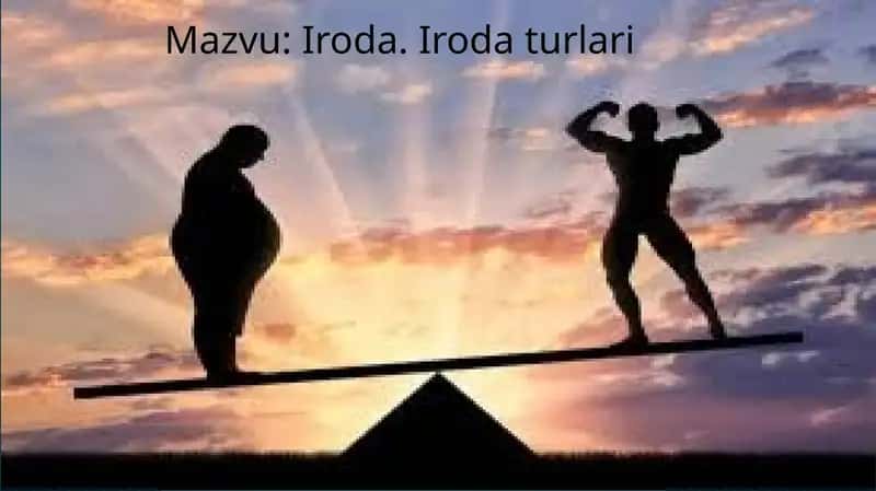 Iroda. Iroda turlari