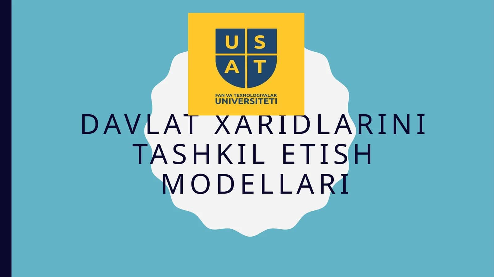 Davlat xaridlarini tashkil etish modellari