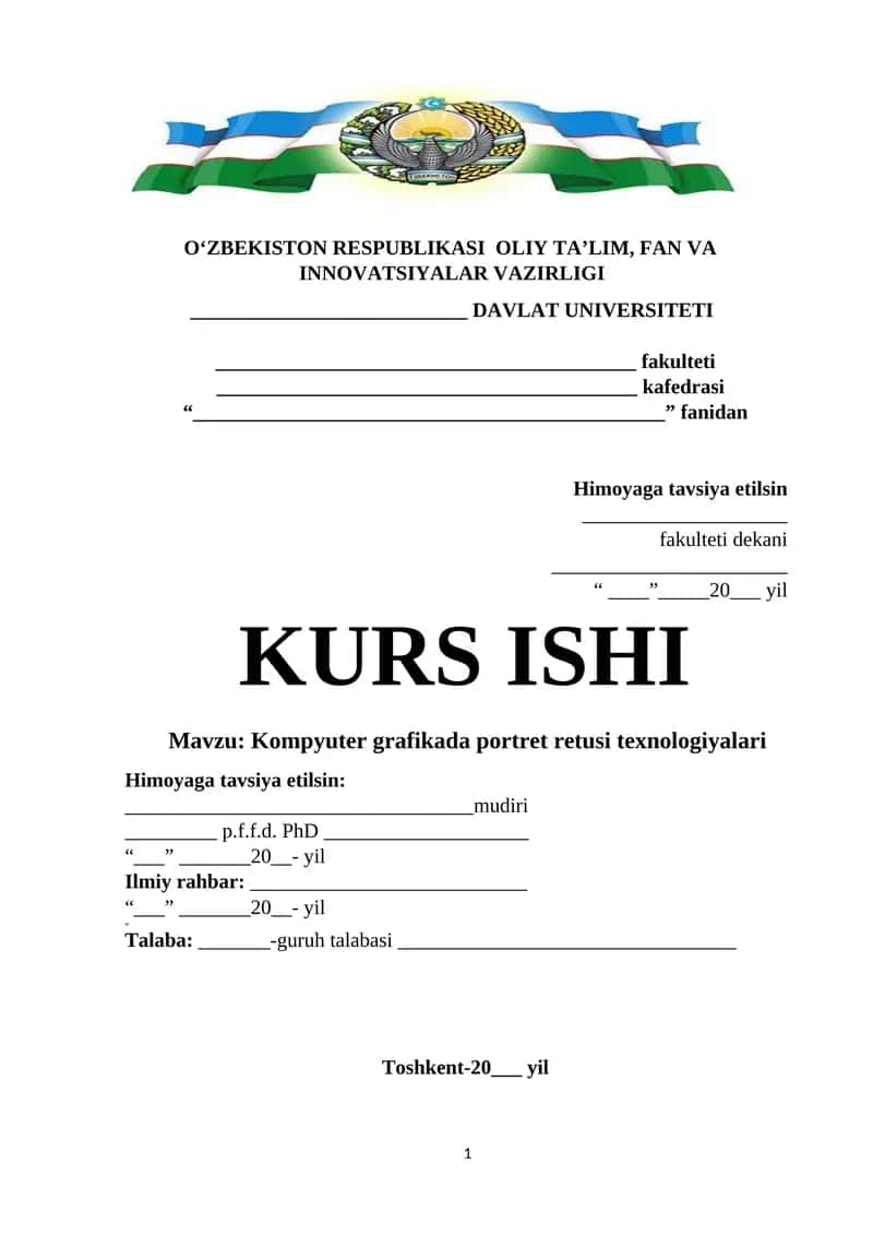 Kompyuter grafikada portret retusi texnologiyalari