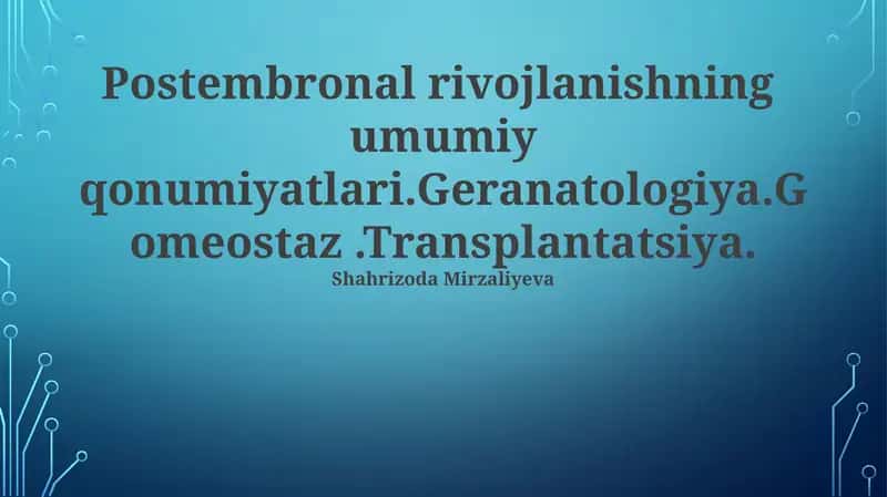 Gerontologiya