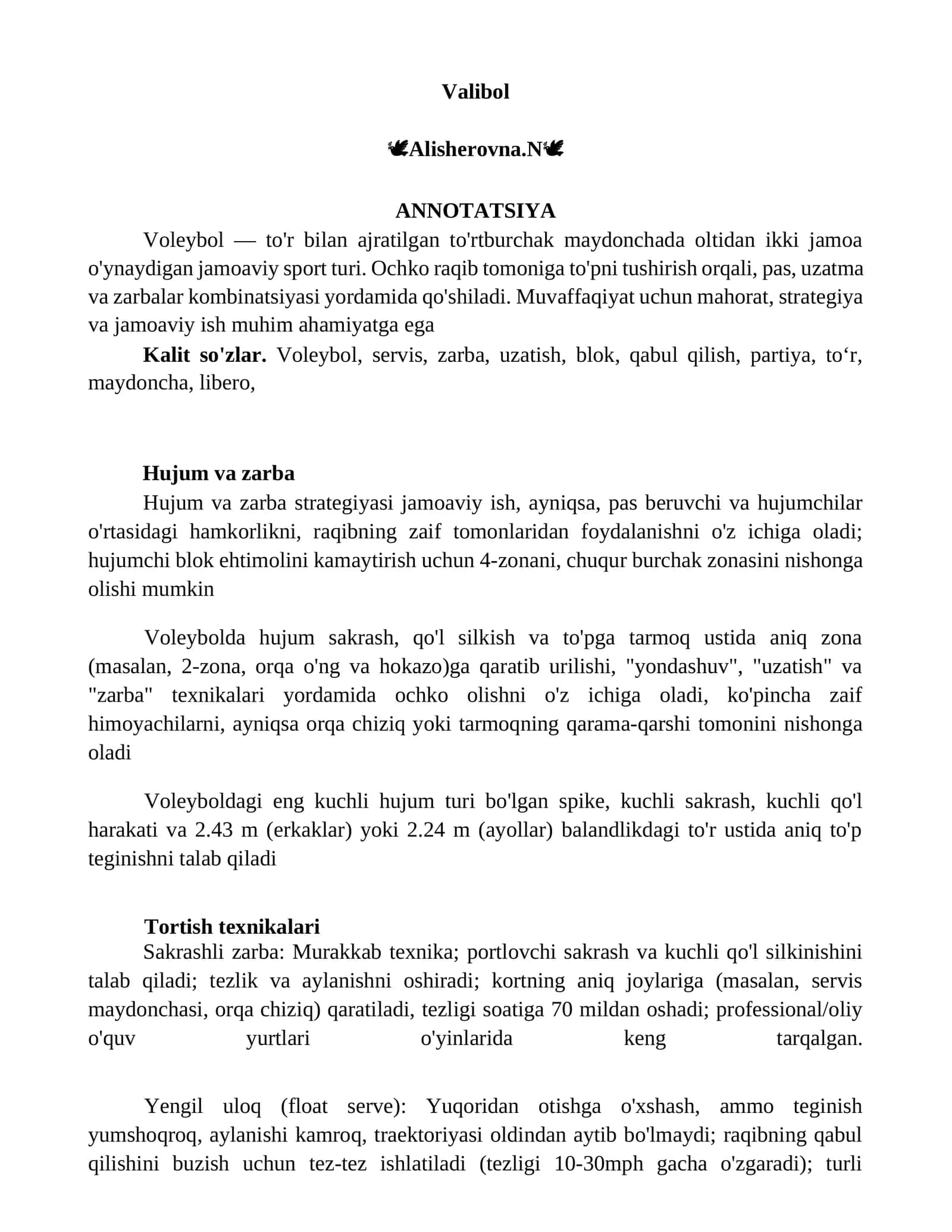 Valibol