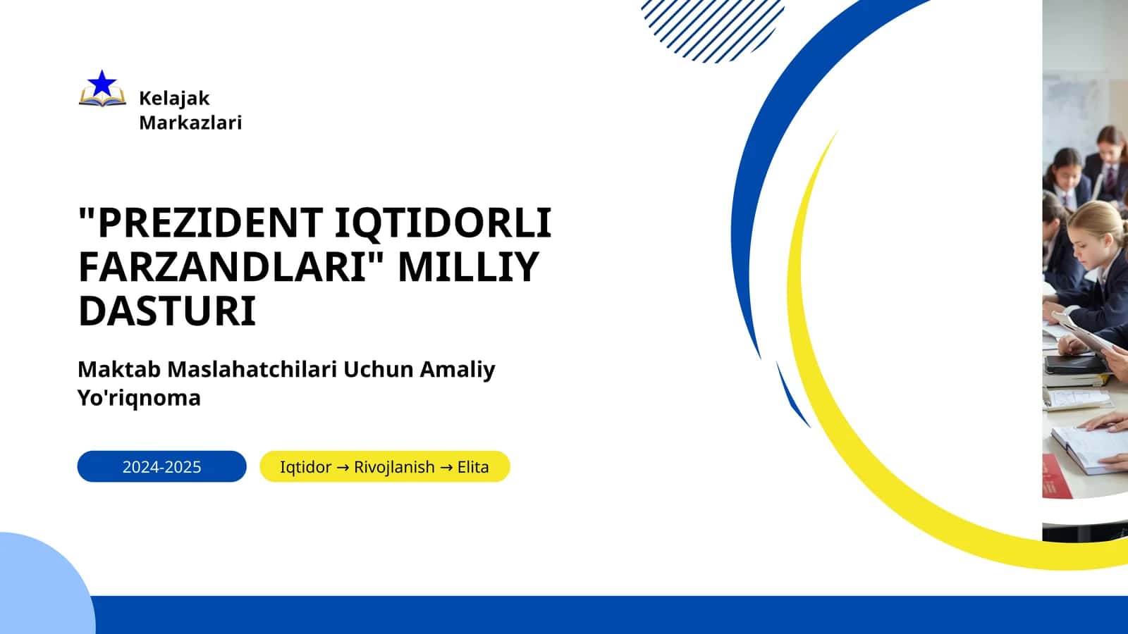 "PREZIDENT IQTIDORLI FARZANDLARI" MILLIY DASTURI