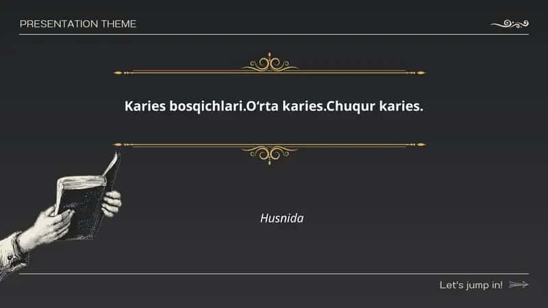 Kariesning bosqichlari