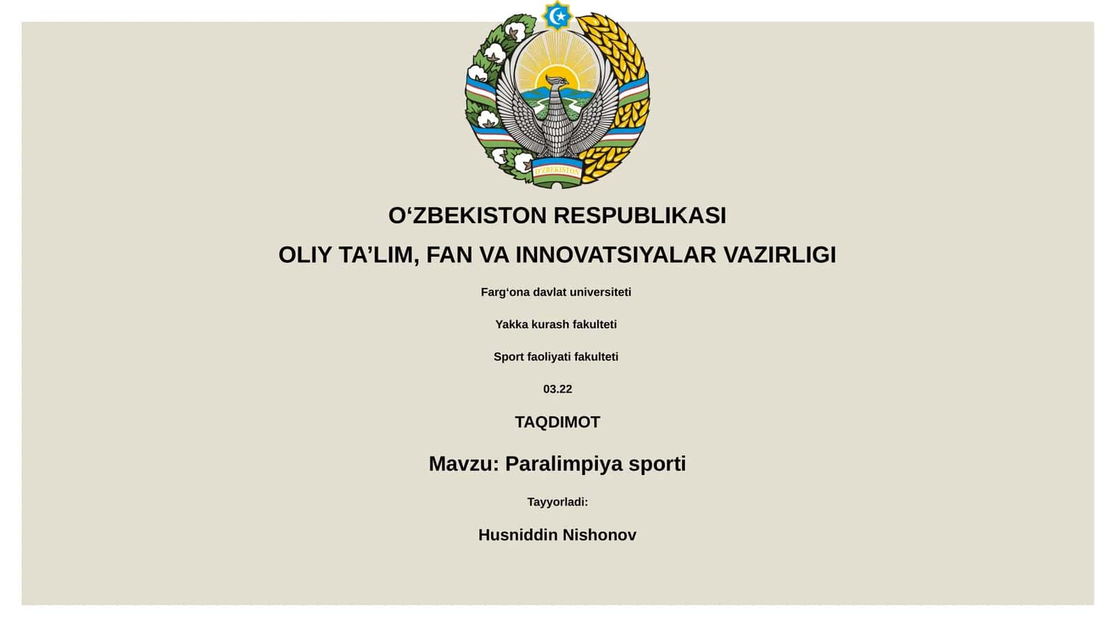 Paralimpiya sporti