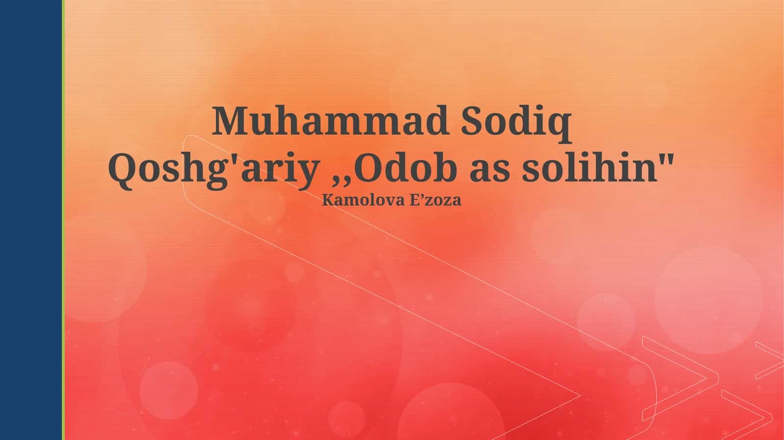 "Adab as-Salihin"ning Mazmuni, Tuzilishi va Manbalari
