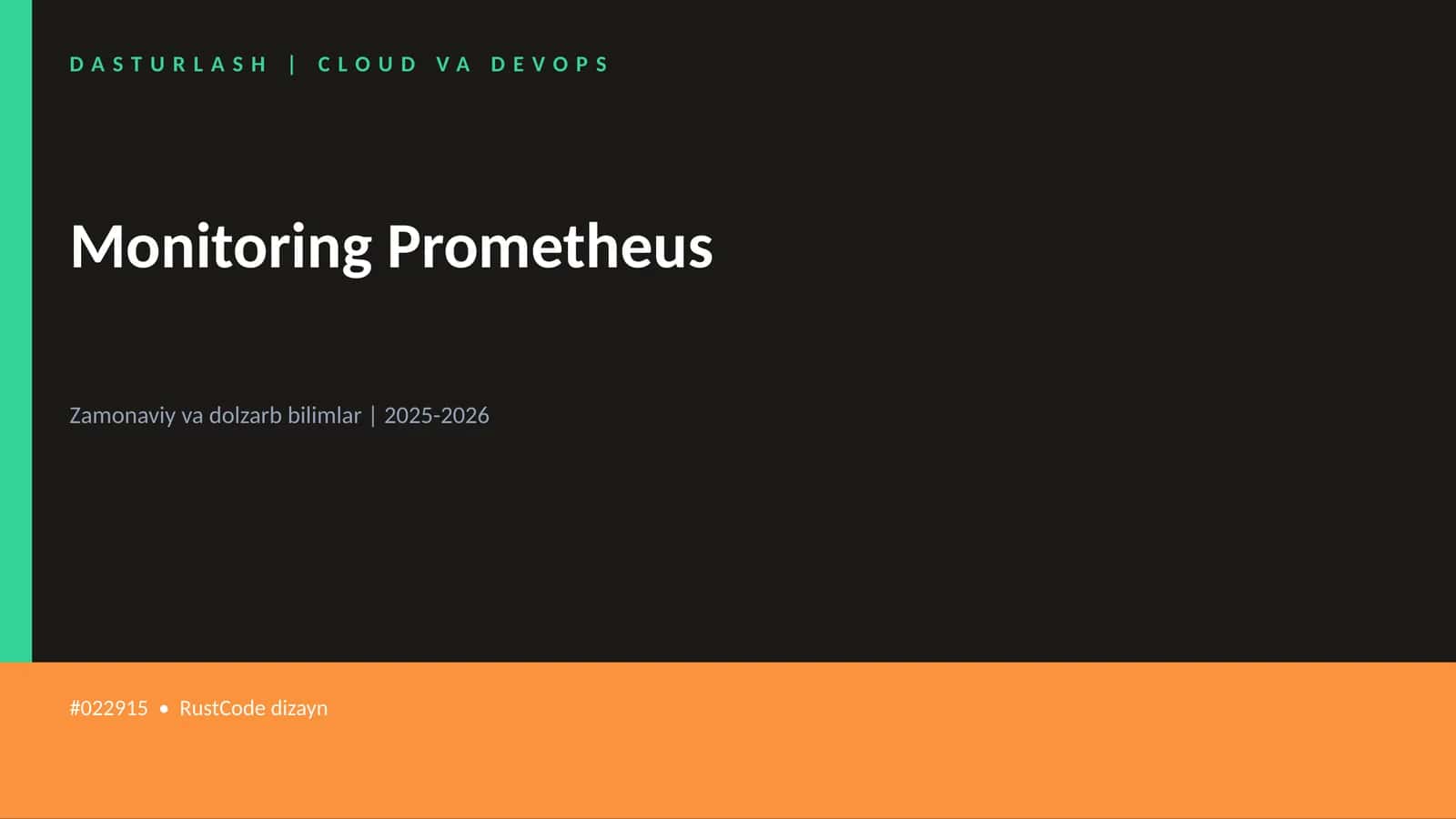 Monitoring Prometheus