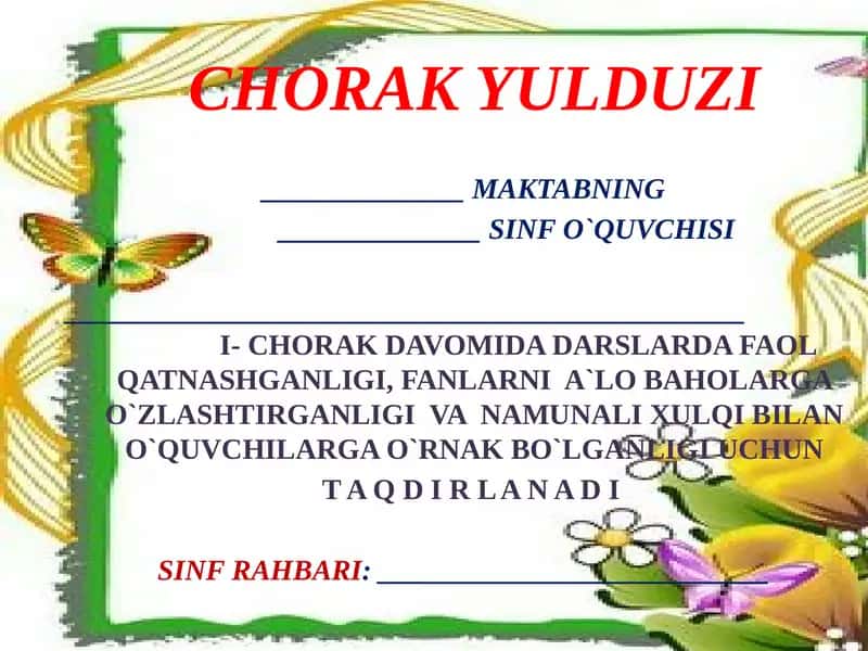 CHORAK YULDUZI