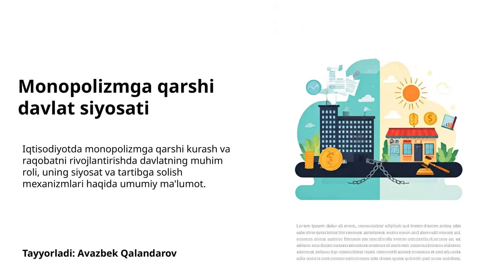 Monopolizmga qarshi davlat siyosati