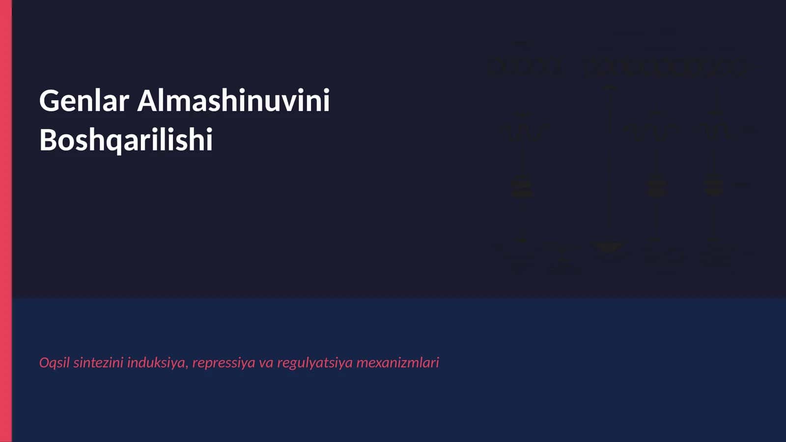 Oqsil Sintezini Boshqarilish Ahamiyati
