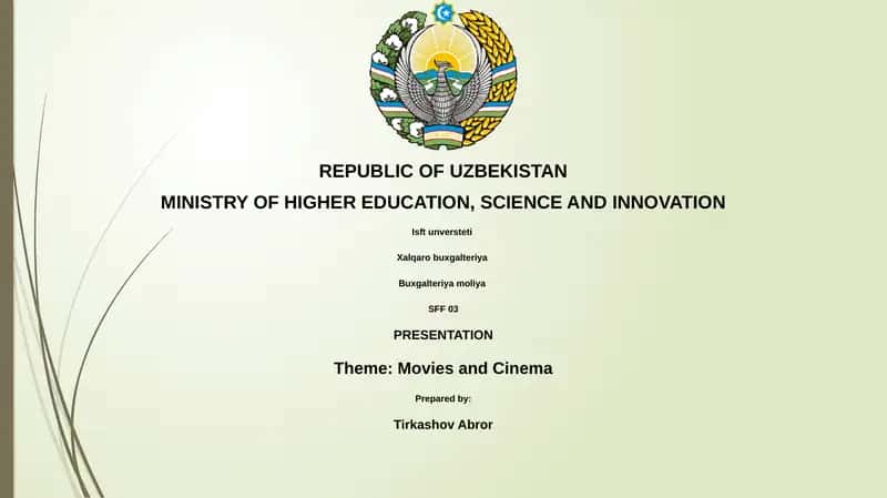 Movies and Cinema