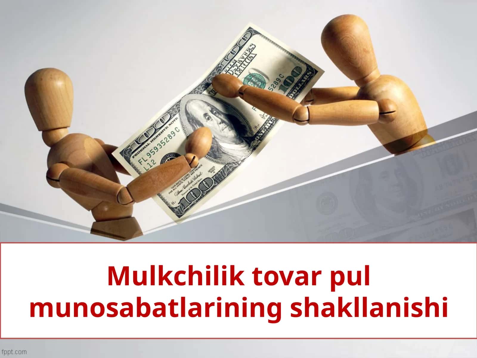 Mulkchiliktovarpulmunosabatlariningshakllanishi