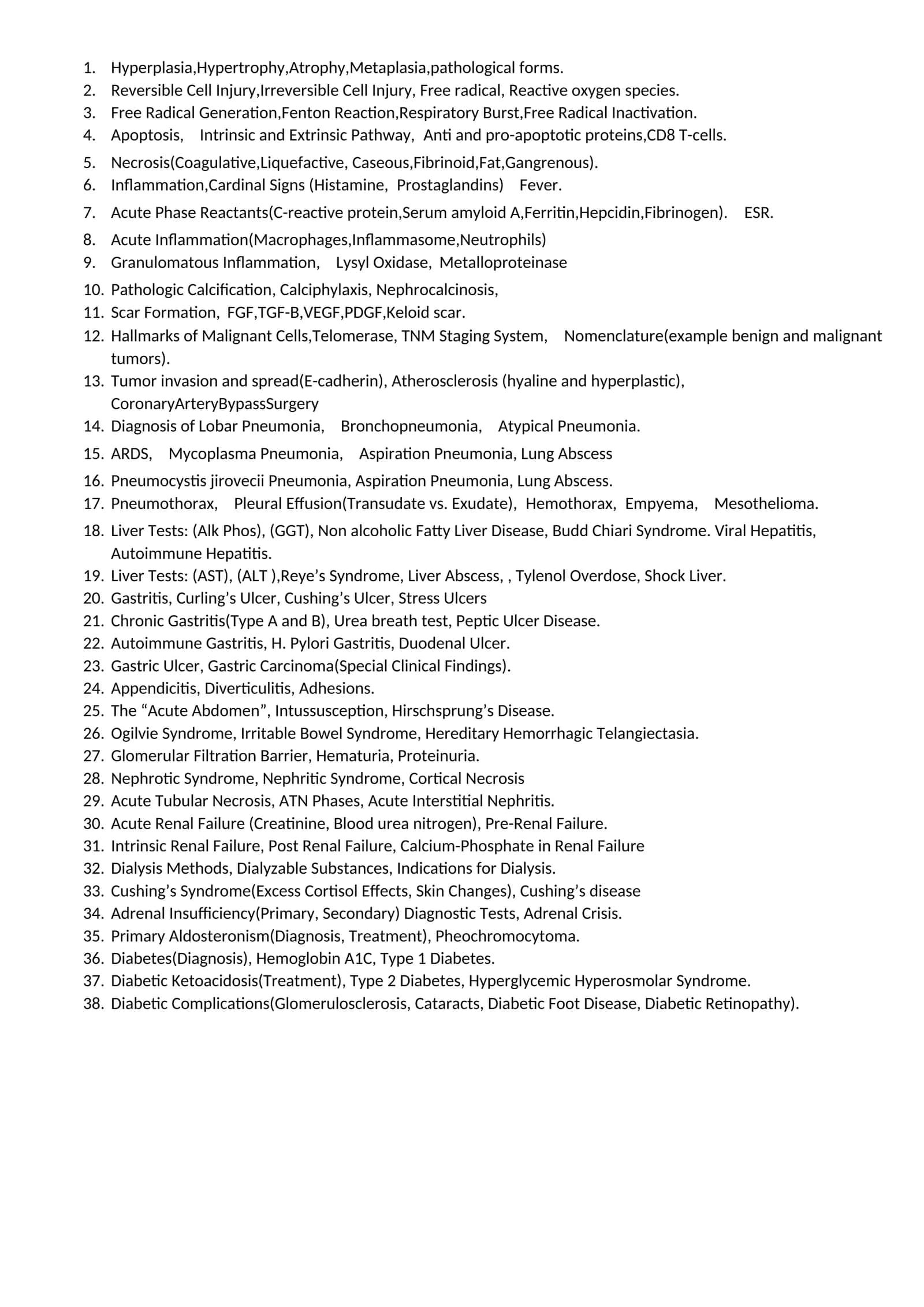 Pathological Forms of Cell Injury