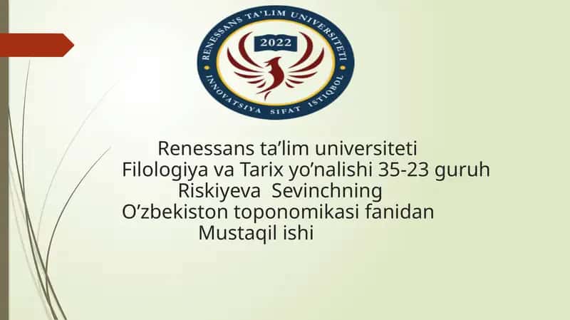 O'zbekiston toponomikasi