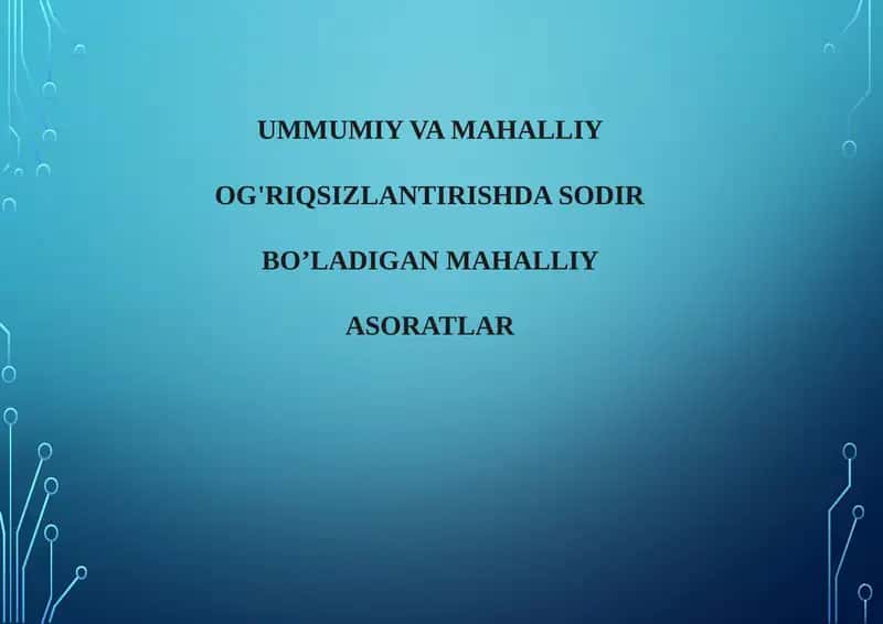 Anesteziya
