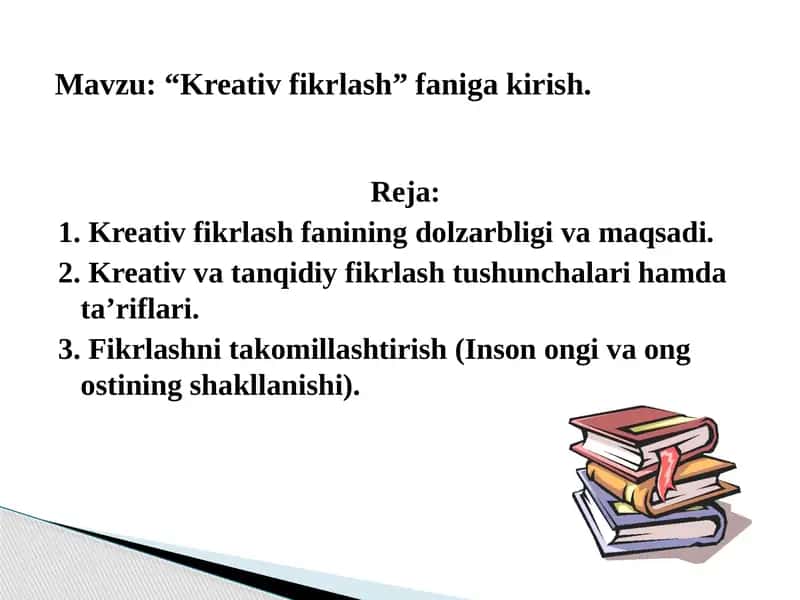 Kreativ fikrlash