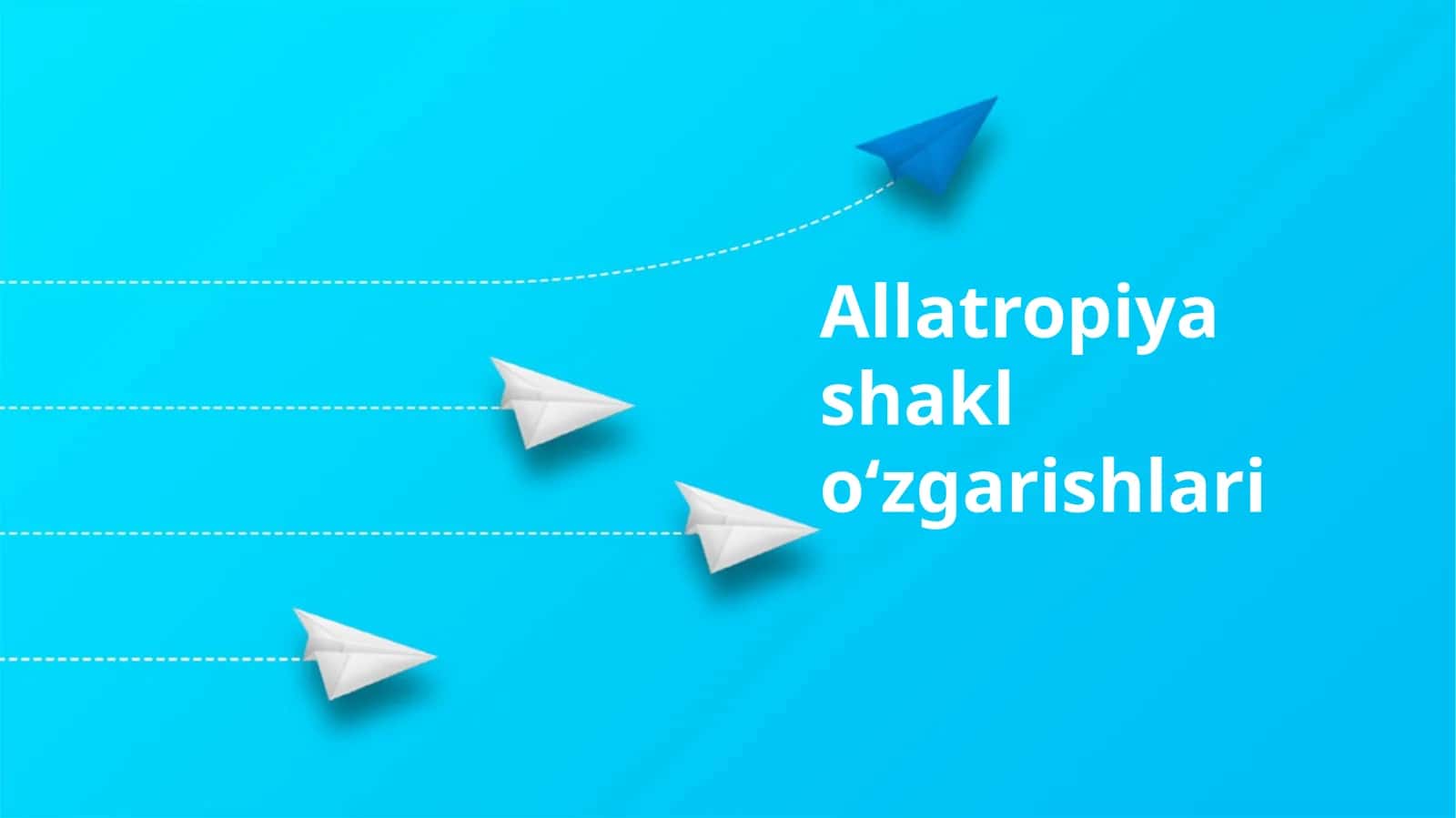Allatropiya shakl o‘zgarishlari