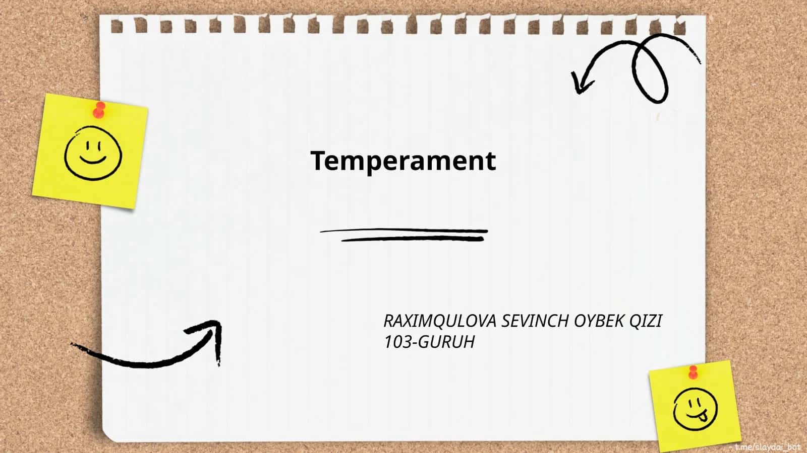 Temperamentning turlari