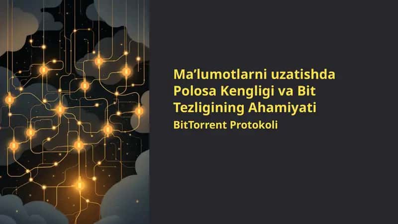 Ma’lumotlarni Uzatishda Polosa Kengligi va Bit Tezligining Ahamiyati