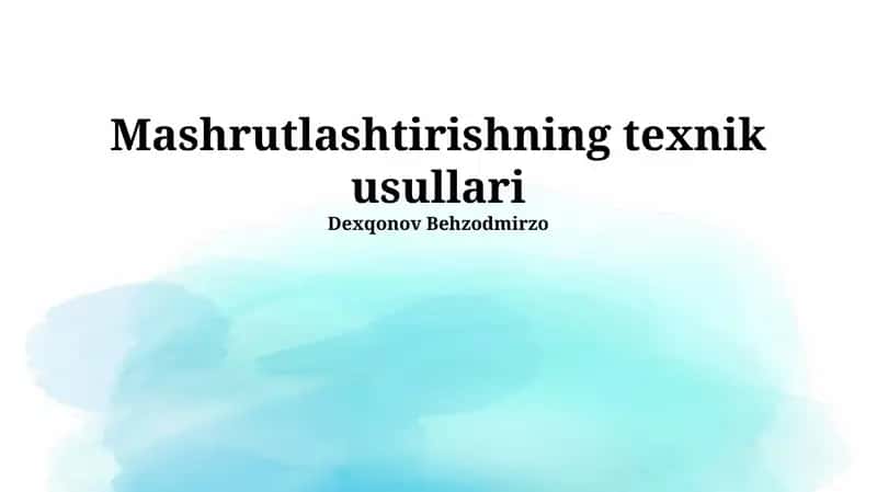 Tasvirlarni tahlil qilish usullari