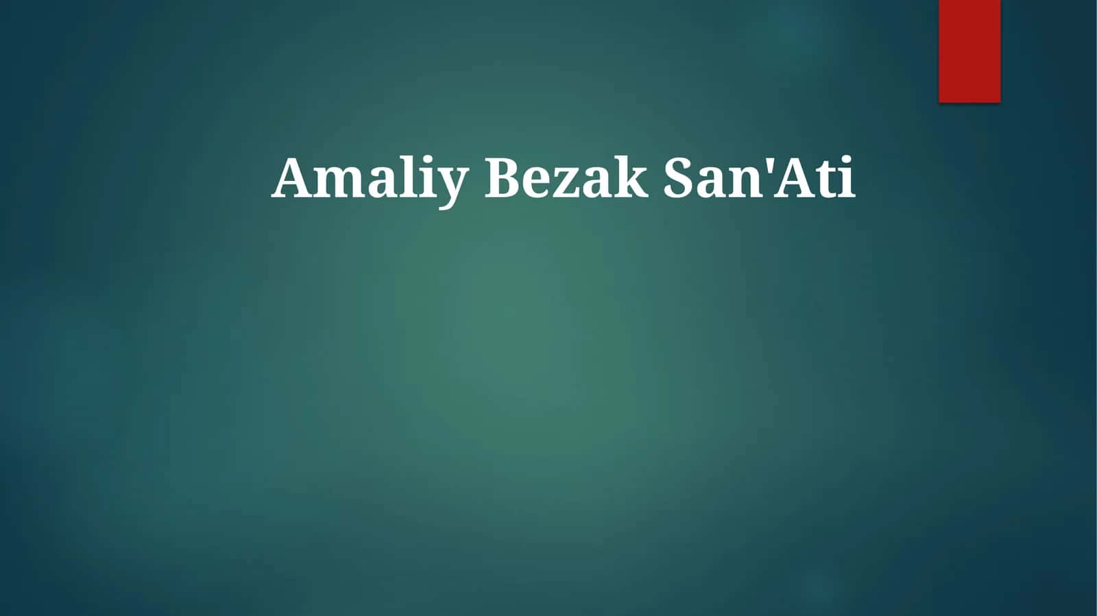 Amaliy BezakSan'Ati
