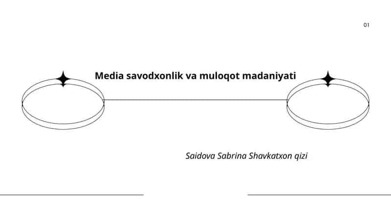 Media savodxonlik va muloqot madaniyati