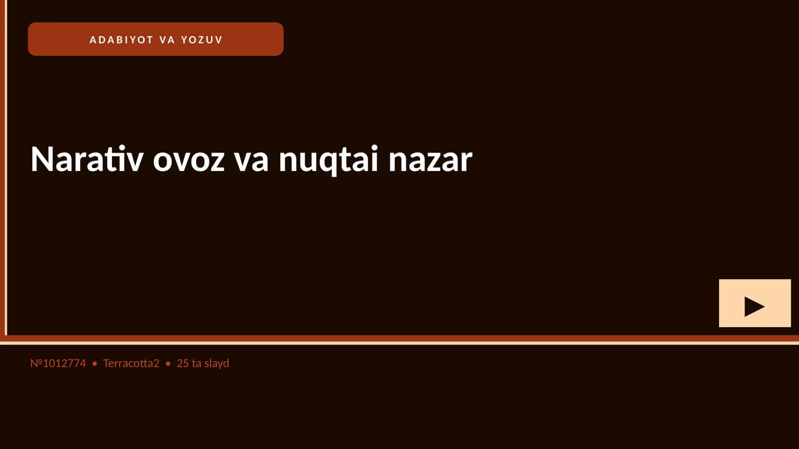 ADABIYOT VA YOZUV
