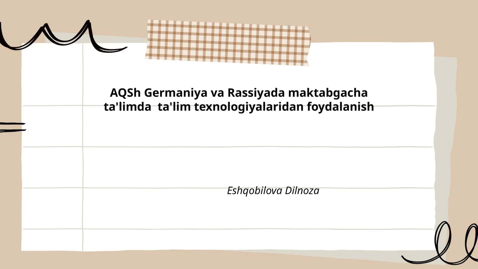 Ta'lim texnologiyalari AQSh, Germaniya va Rassiyada