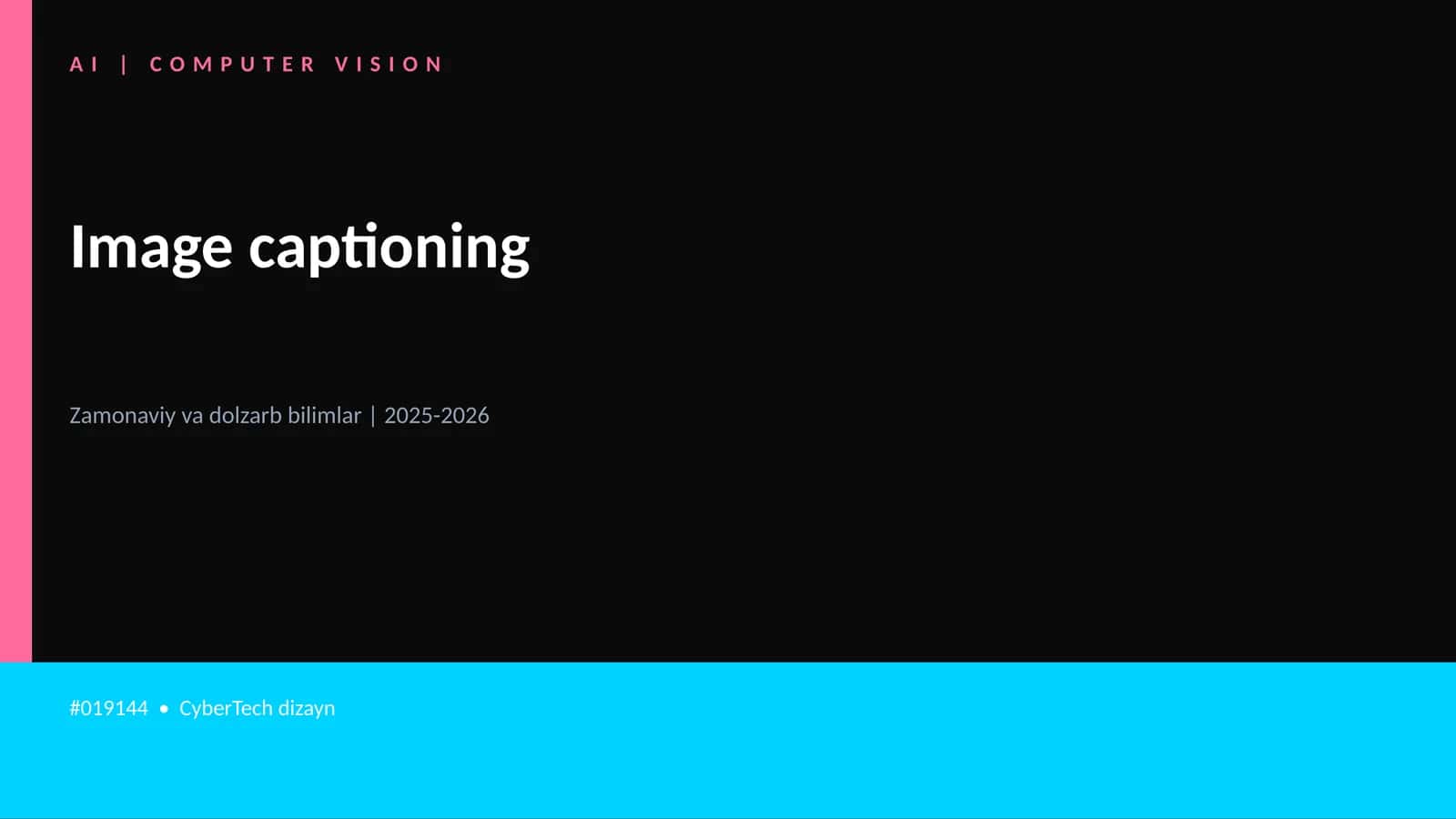 Image captioning