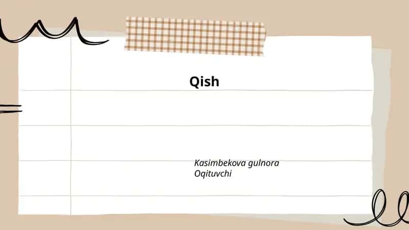 Qishning iqlimi va ob-havo