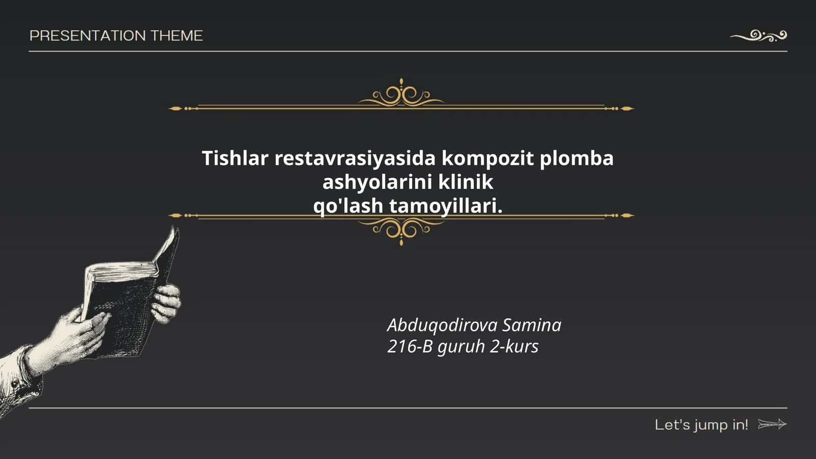 Tishlar restavrasiyasida kompozit plomba ashyolarini klinik qo'lash tamoyillari