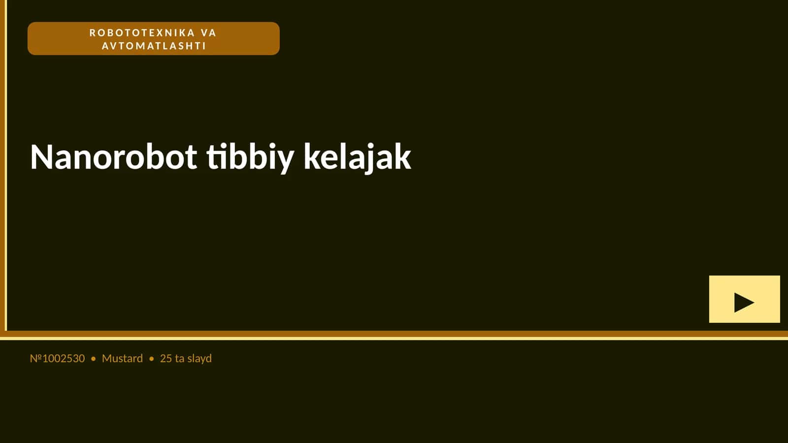 Nanorobot tibbiy kelajak