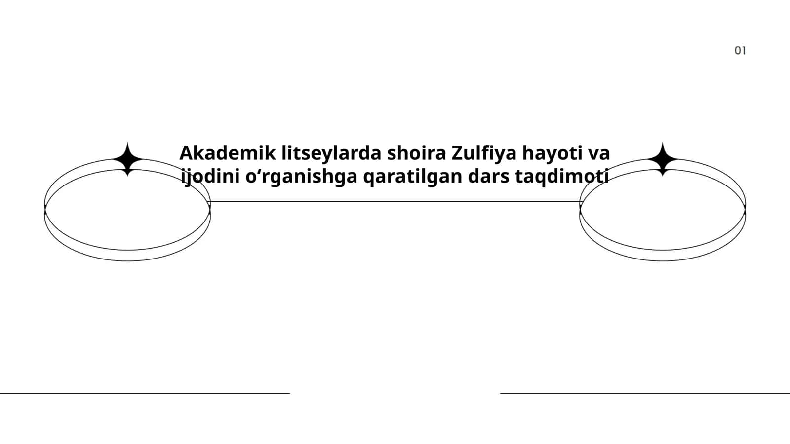 Akademik litseylarda shoira Zulfiya hayoti va ijodini oʻrganishga qaratilgan dars taqdimoti