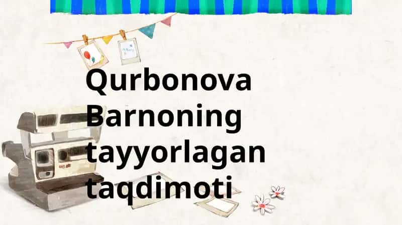 QurbonovaBarnoningtayyorlagantaqdimoti