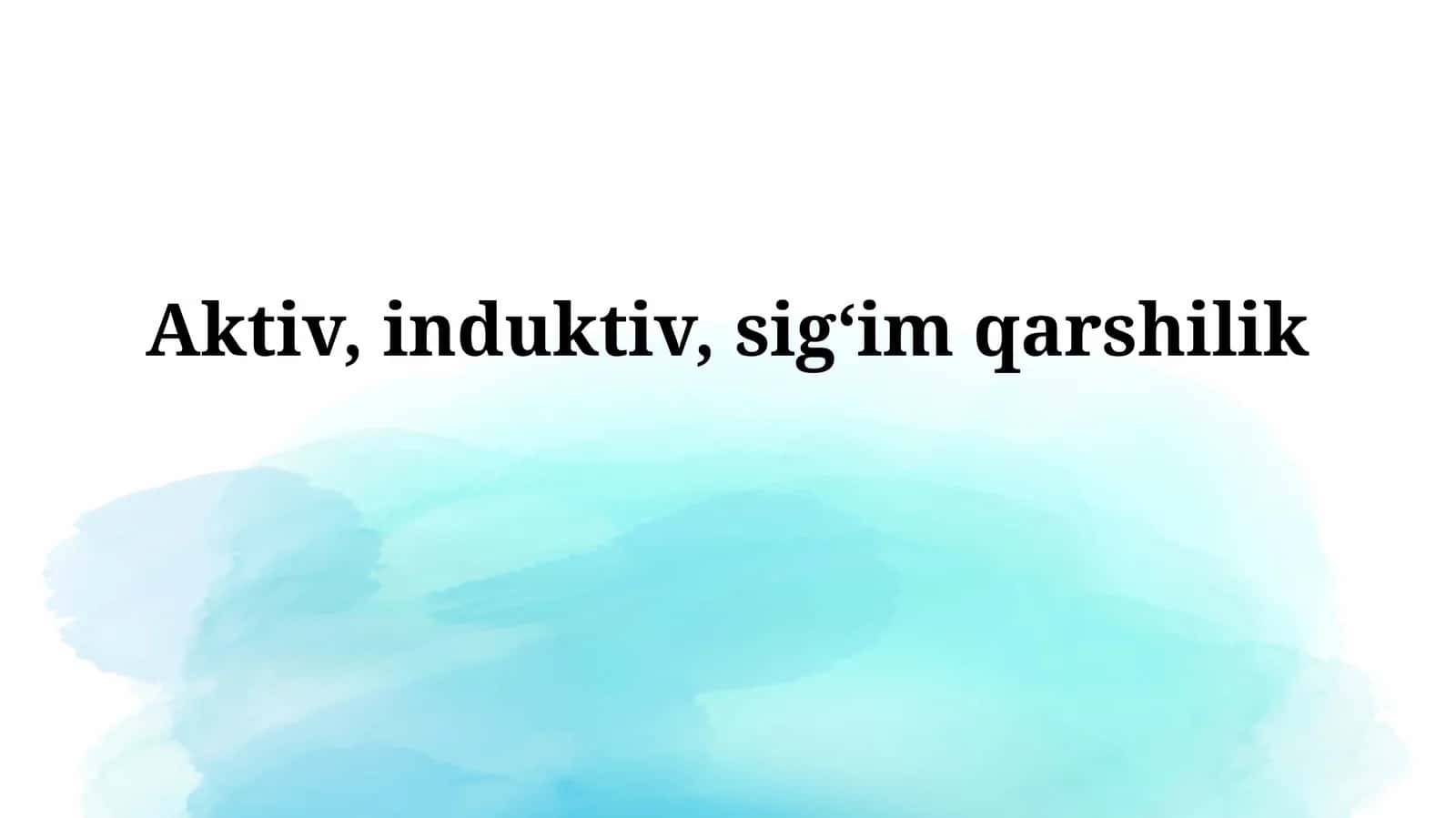 Induktiv Qarshilik