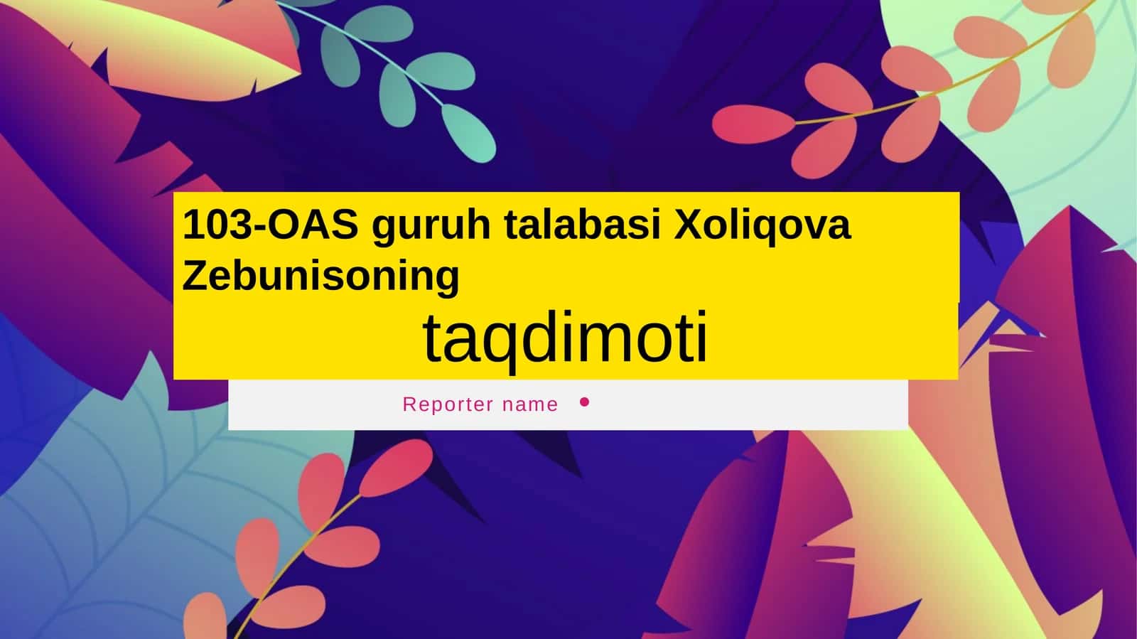 Adabiyot darslarida baholash no'anaviy baholash shaklari
