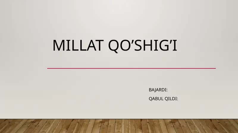 Millatqo’shig’i