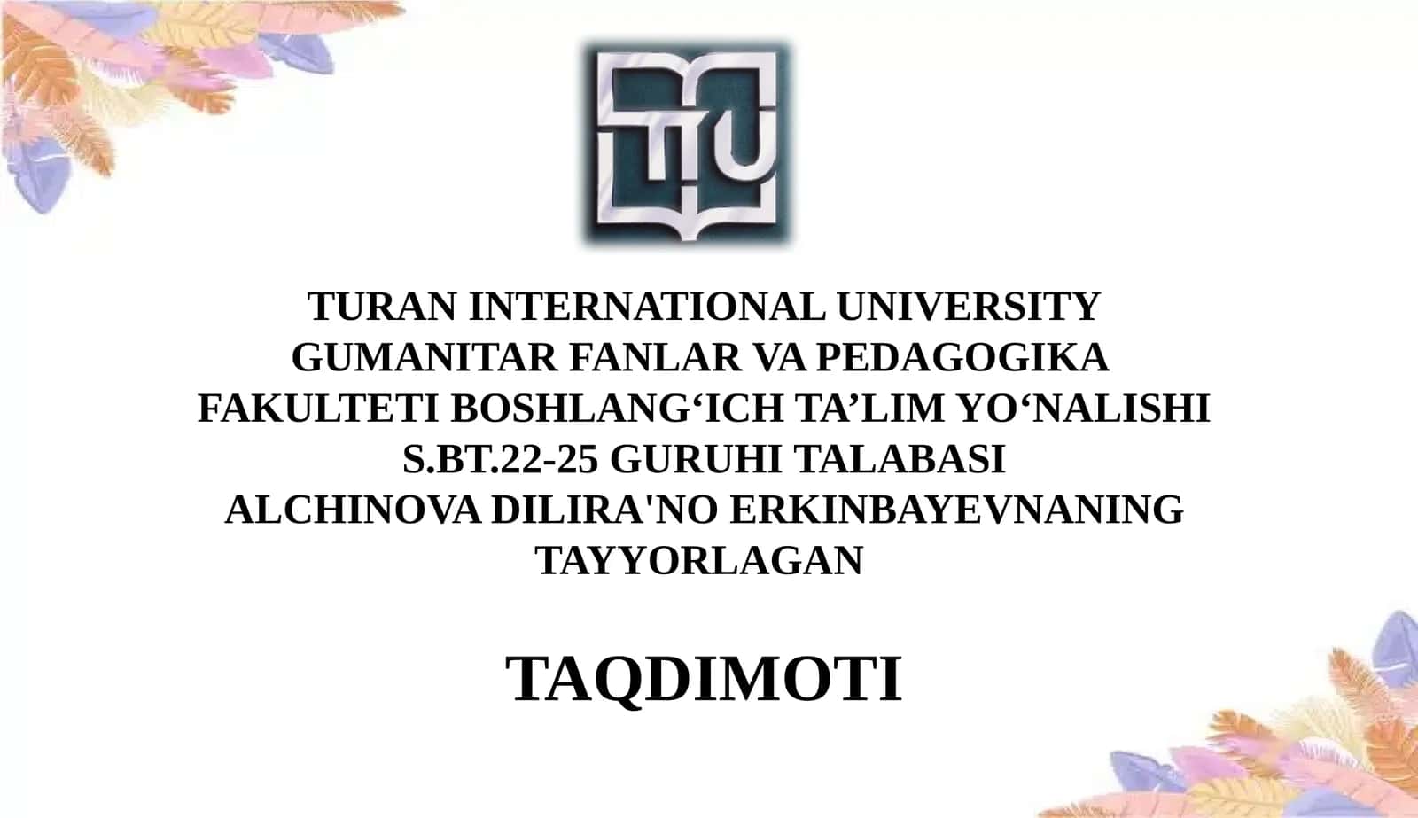 Geografiyadarslaridakuzatishorqaliyangibilimvatushunchalarnishakllantirish.Ekologikmadaniyatinishakllantirish