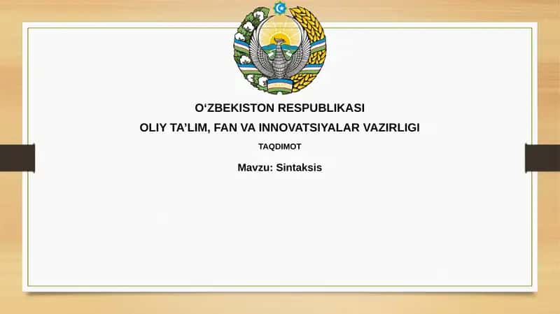 Sintaksis