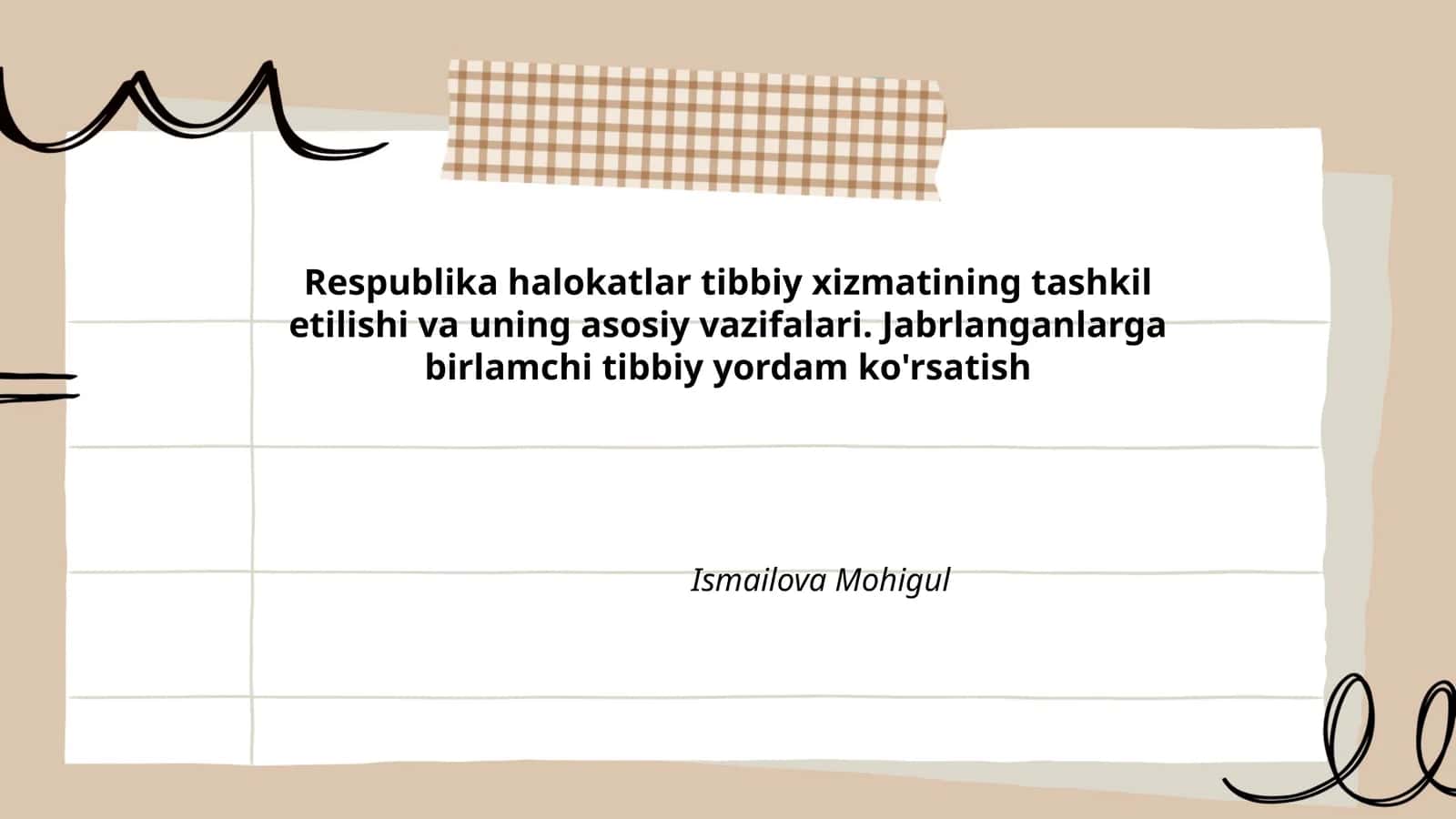 Respublika halokatlar tibbiy xizmati tizimi