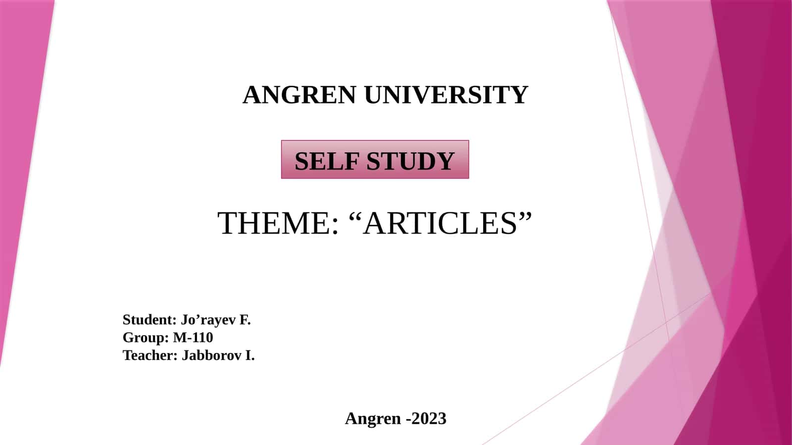 Articles