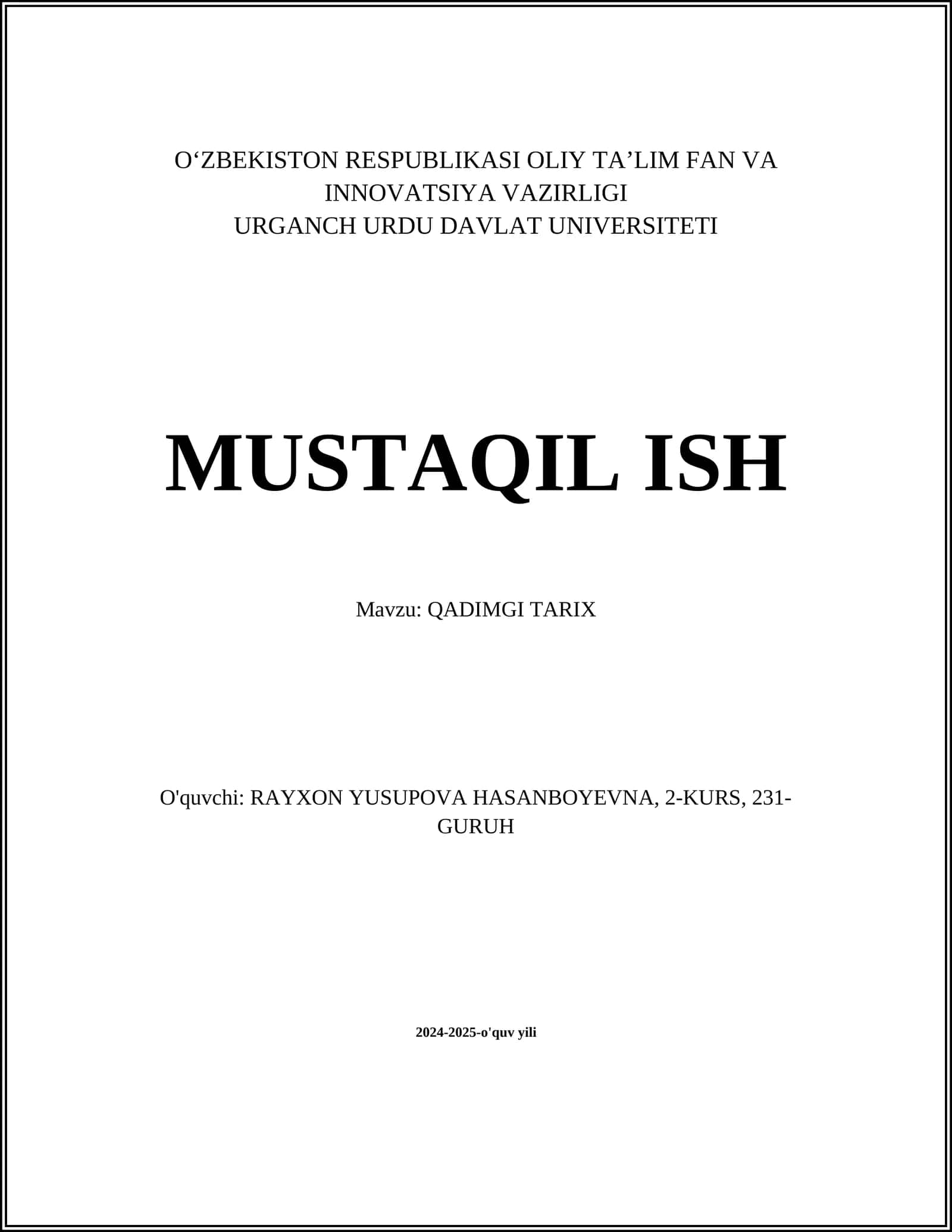 Qadimgi Misr