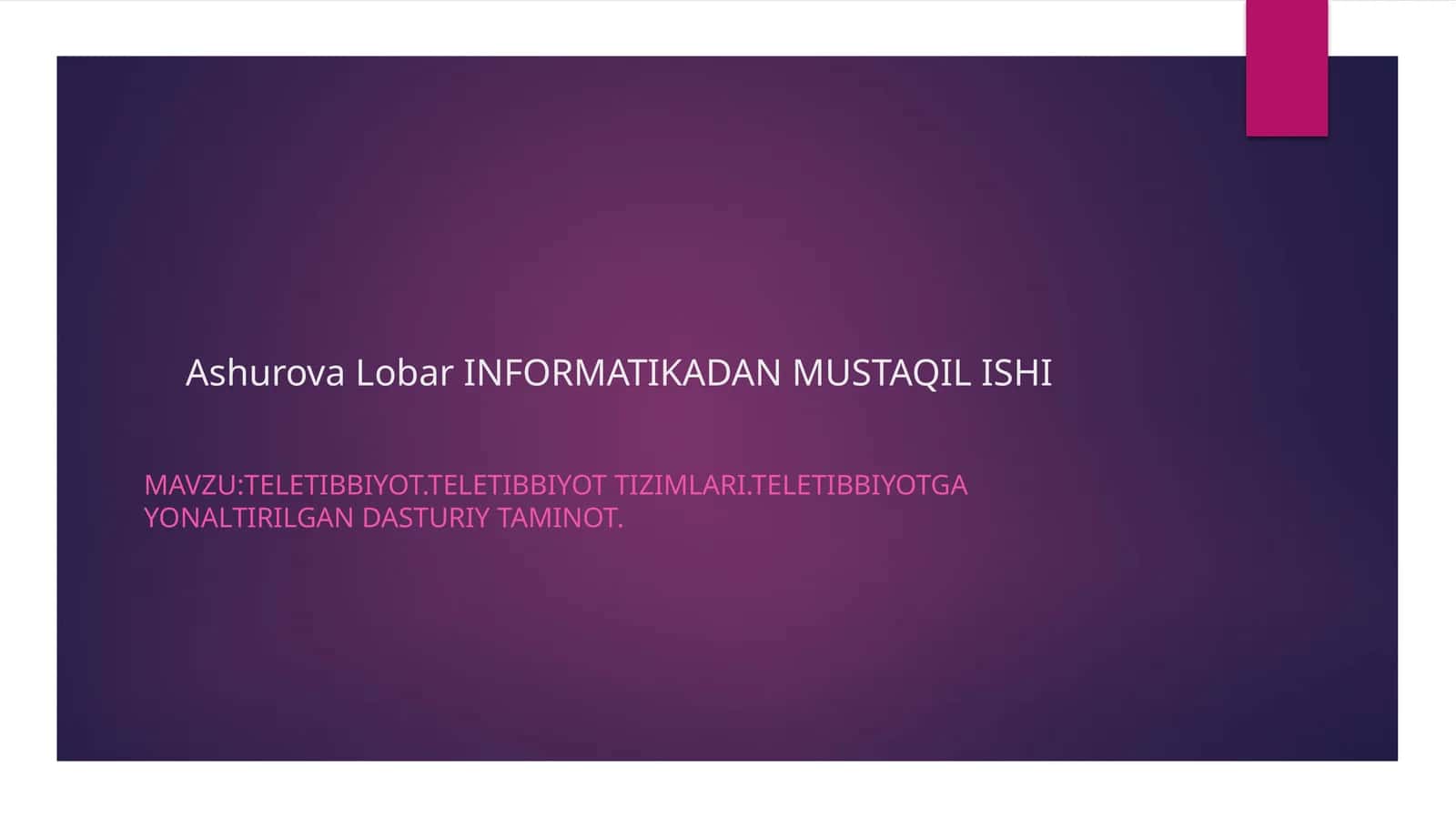 TELETIBBIYOT TIZIMLARI